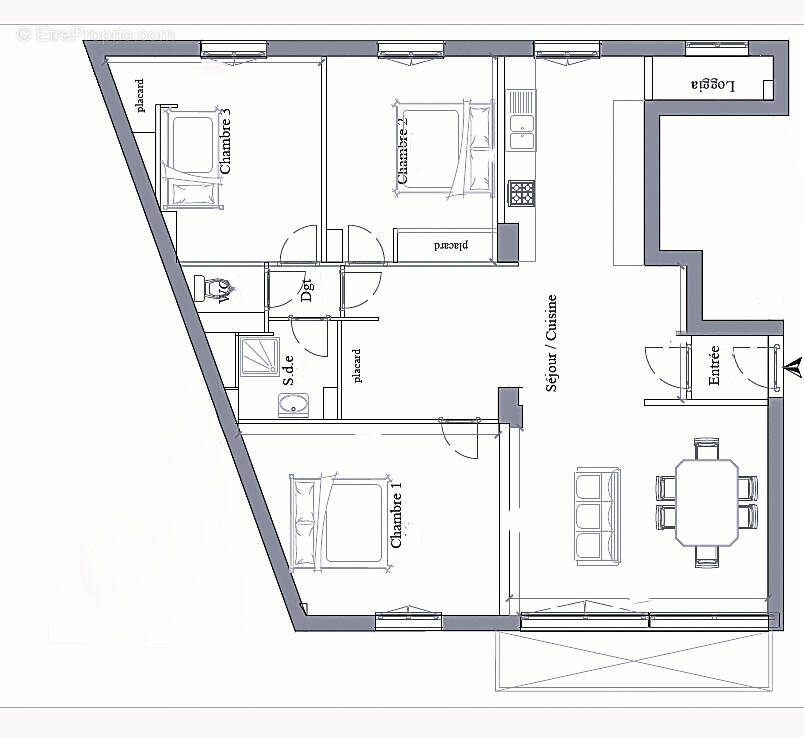Appartement à VILLEURBANNE