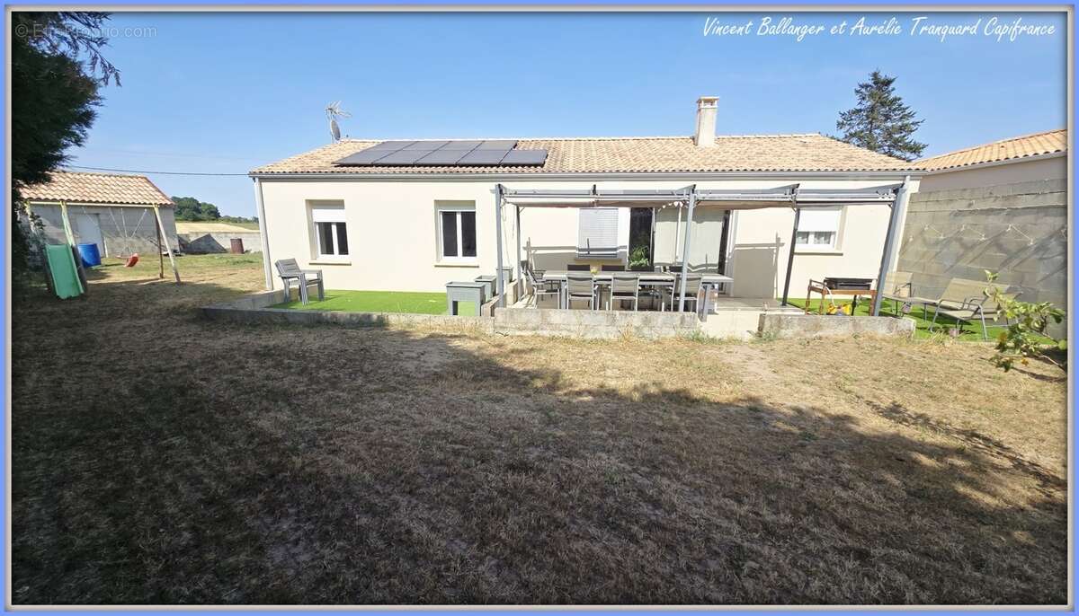 Maison à vendre, 5 pièces, PLAIN-PIED de 115m² , avec CLIMATISATION à LUSSANT (17) - photo 2