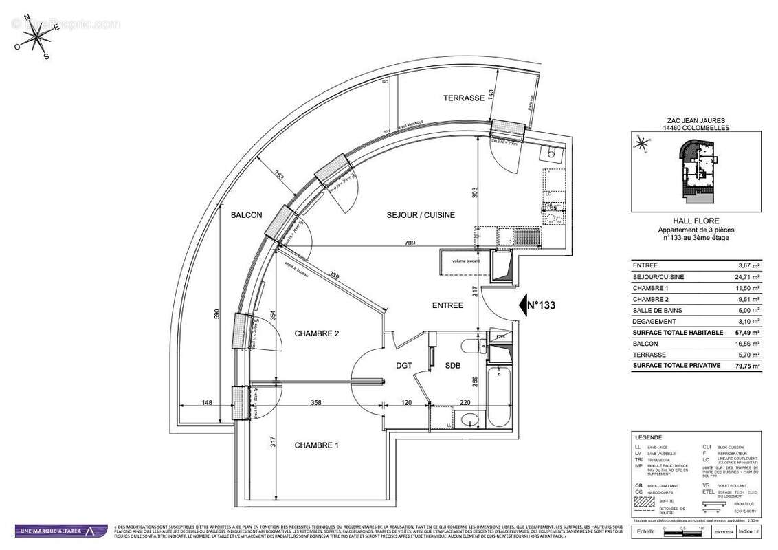 Appartement à COLOMBELLES