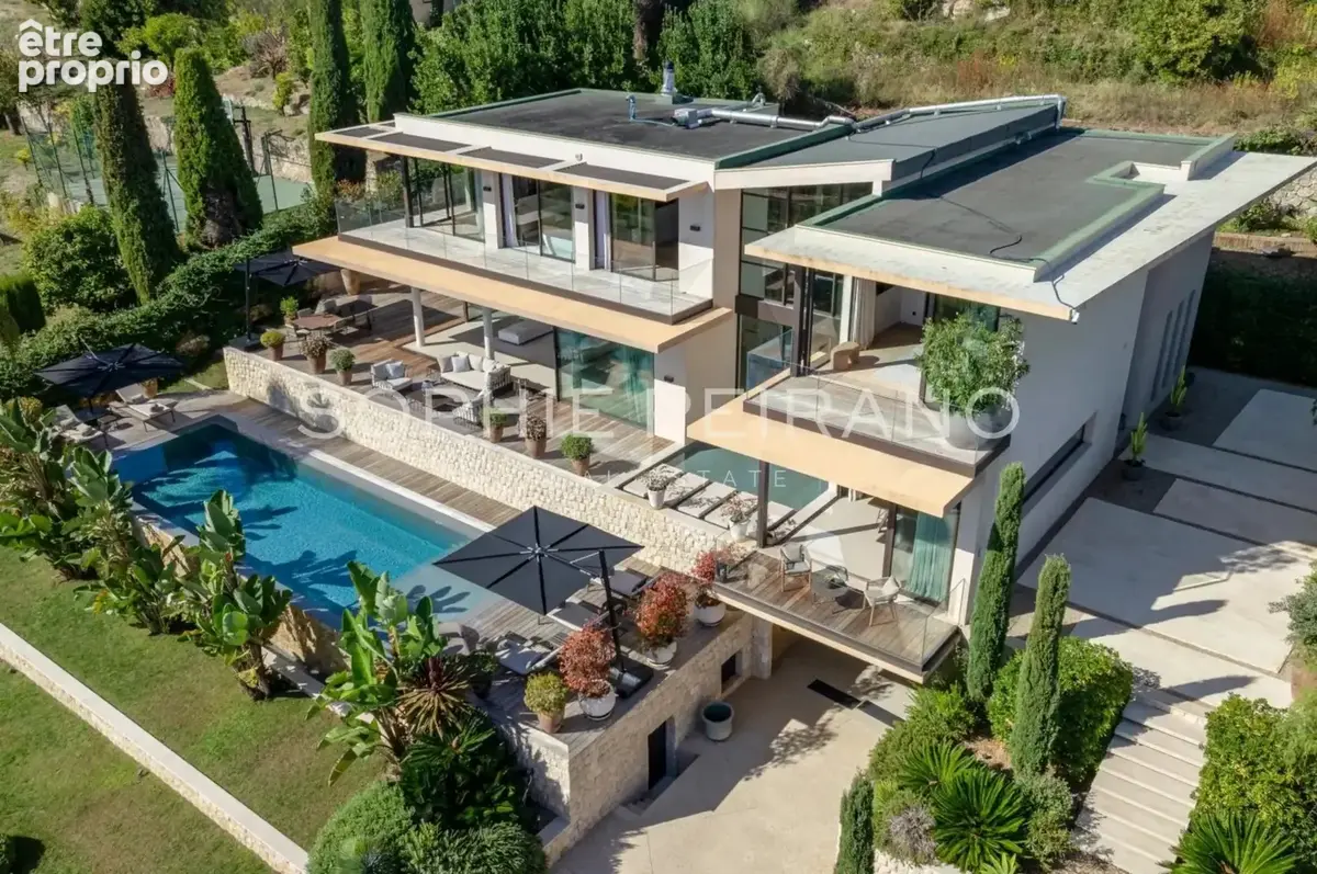 Villa d'architecte contemporaine avec vue mer panoramique - photo 18