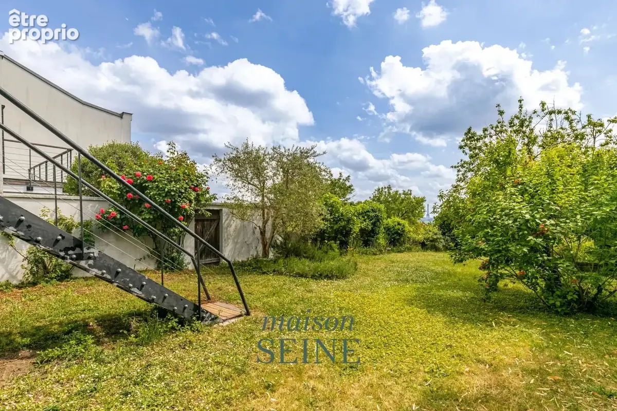 Suresnes Mont Valérien - Maison d'architecte 5 chambres avec grand jardin - Studio indépendant - Garage - photo 15