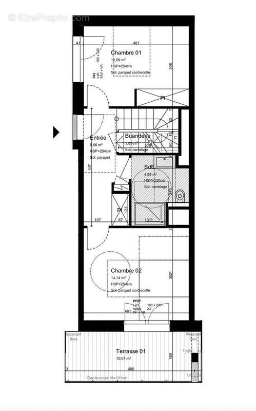 Appartement 77 m² à Bordeaux  - photo 9