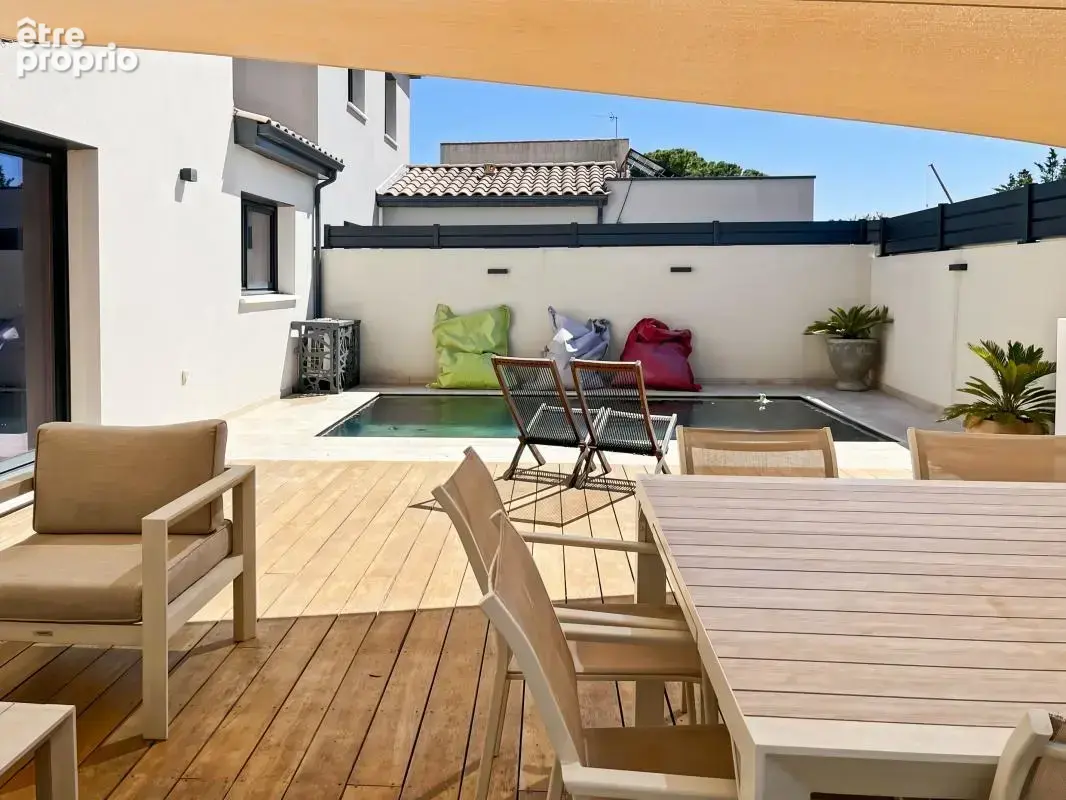 Vente maison récente à Marseillan avec superbe terrasse et piscine - photo 30