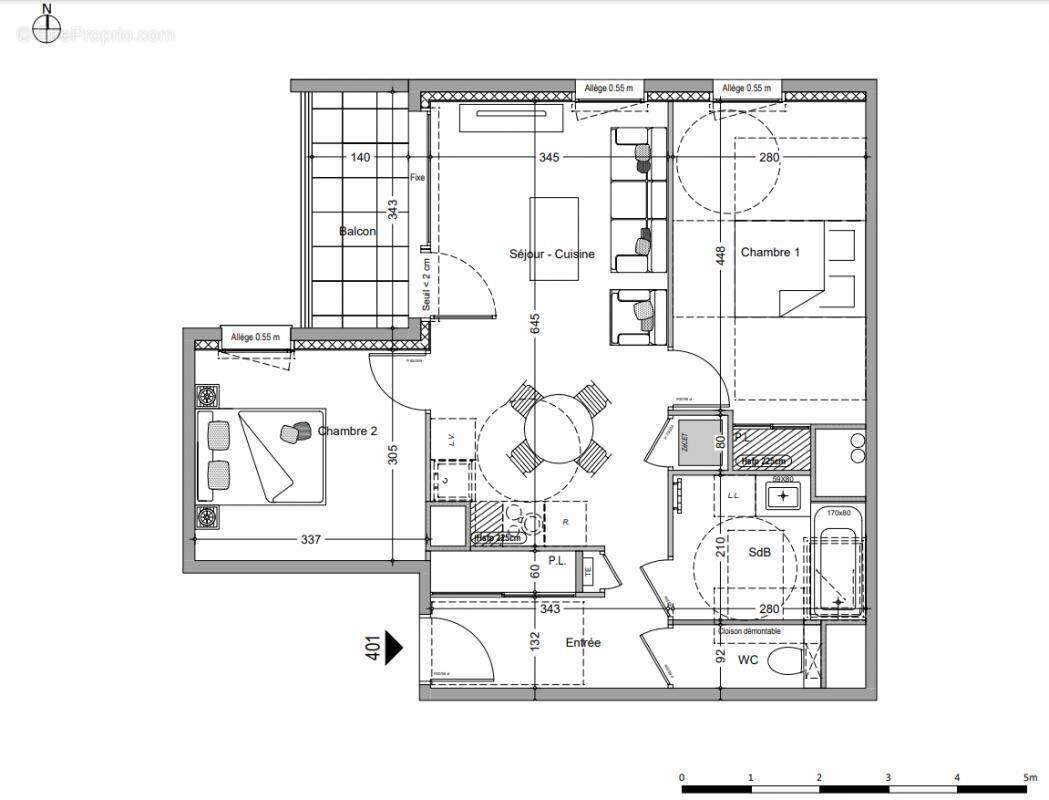 Appartement à THONON-LES-BAINS