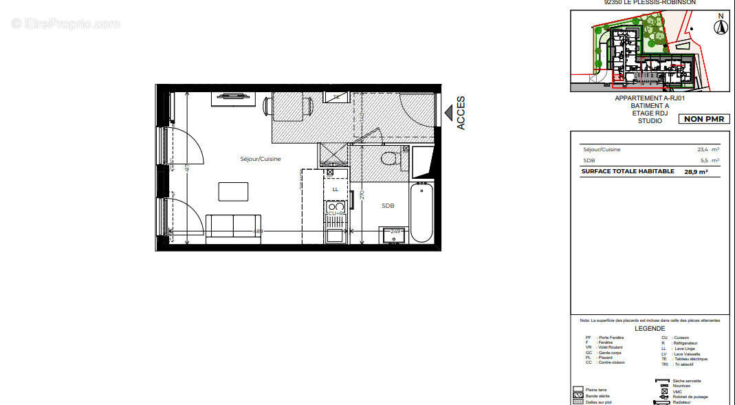 Appartement à LE PLESSIS-ROBINSON