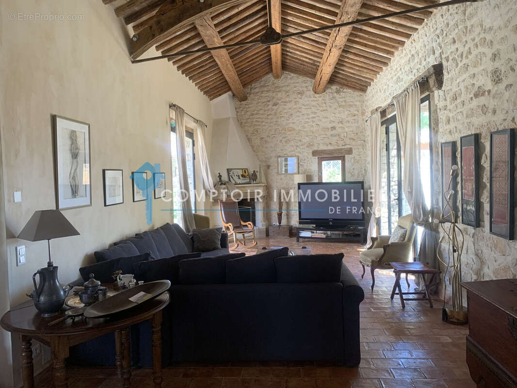 Belle et grande maison en pierres avec piscine - photo 6
