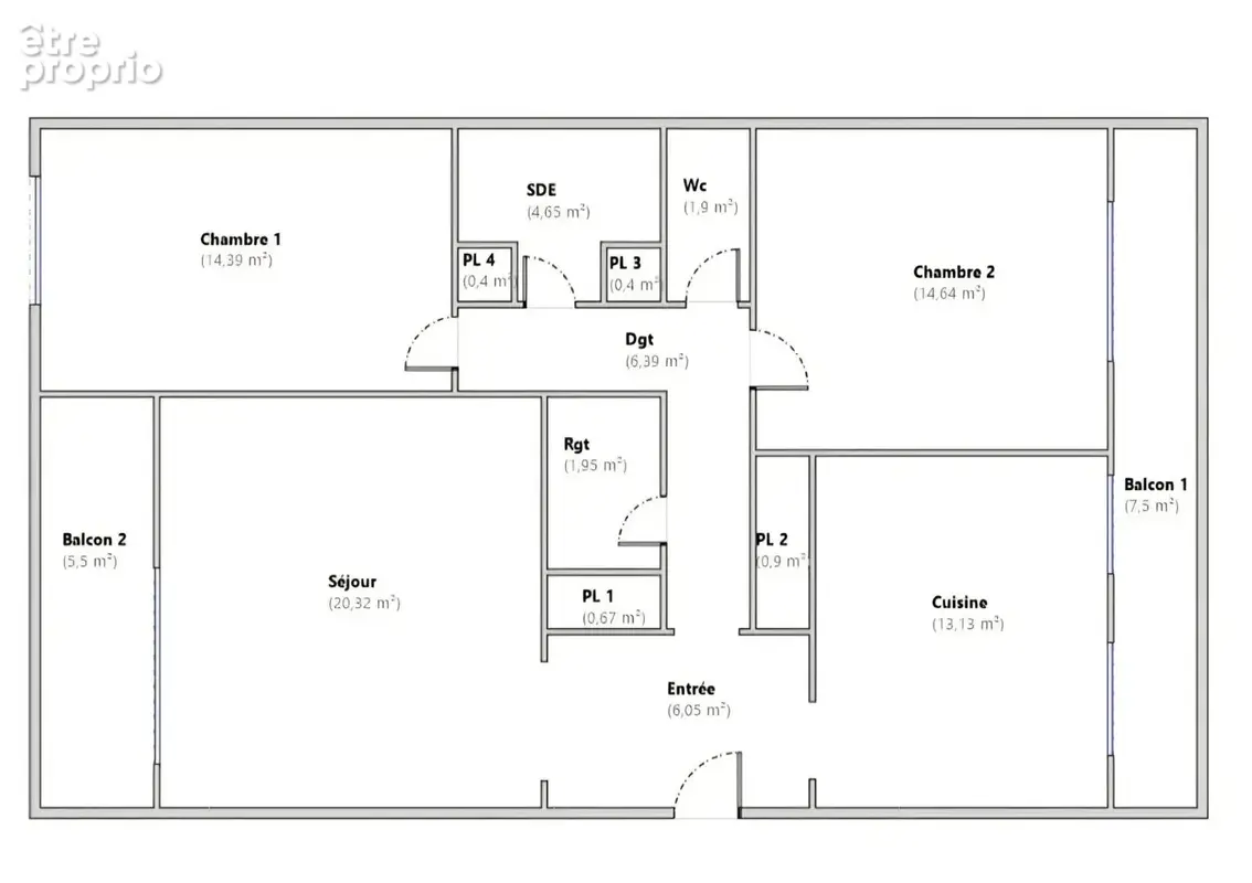 Appartement Strasbourg 3 pièce(s) 85.79 m2 - photo 6