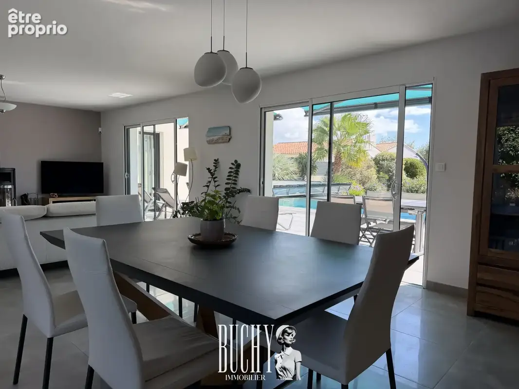Villa contemporaine de plain-pied   Prestations de qualité et de caractère avec piscine - photo 5