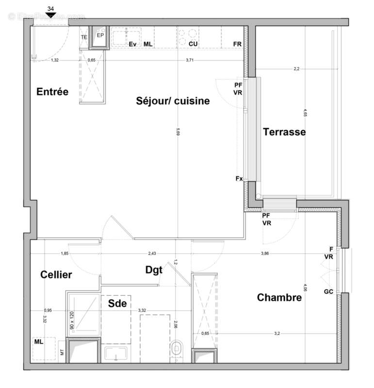 Appartement à FLOIRAC