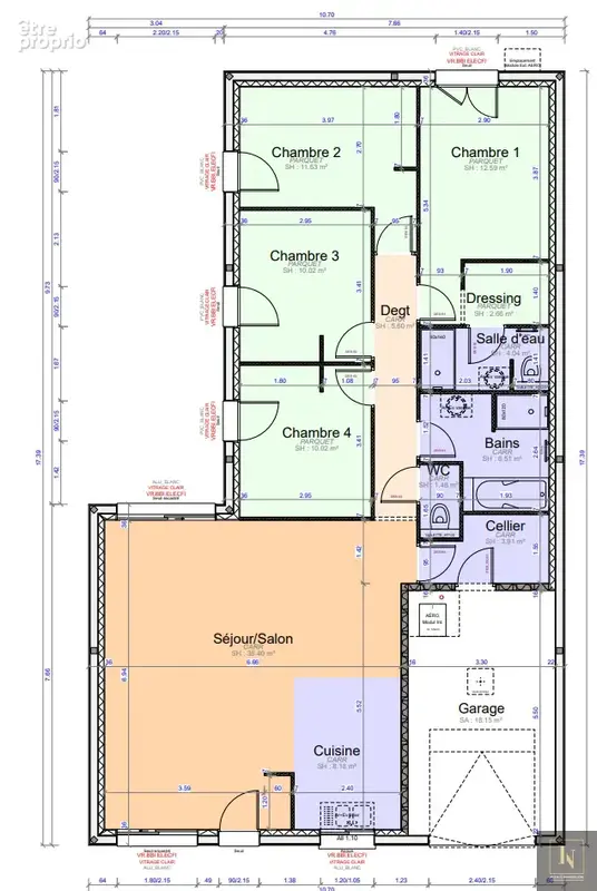 Maison récente 4 chambres - photo 10