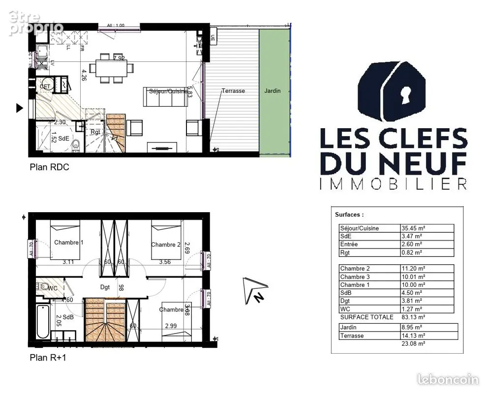 Maison 4 pièces 85 m2 + Terrasse / Jardin / Parking ! Rouffiac Tolosan - photo 9