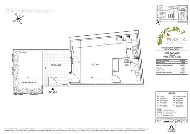 Appartement à MONTREUIL