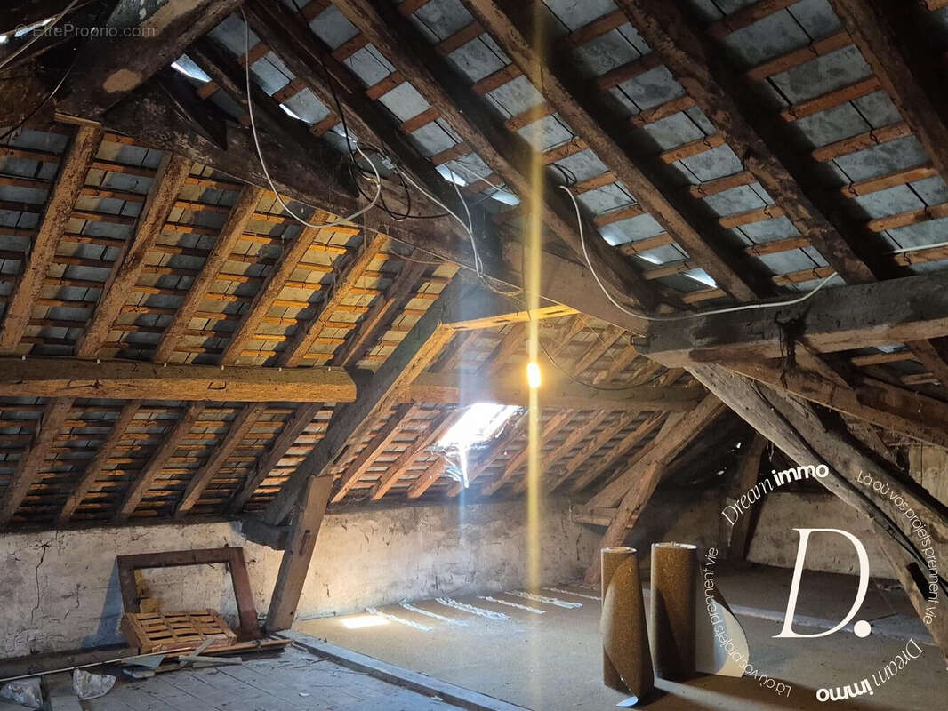 grenier au dessus de l'appartement - Maison à GASNY