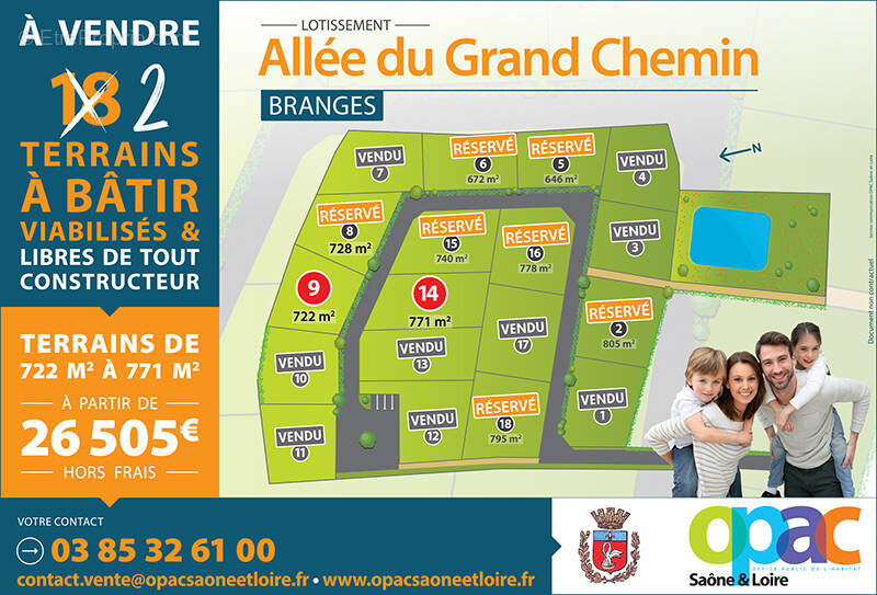 Terrain à BRANGES