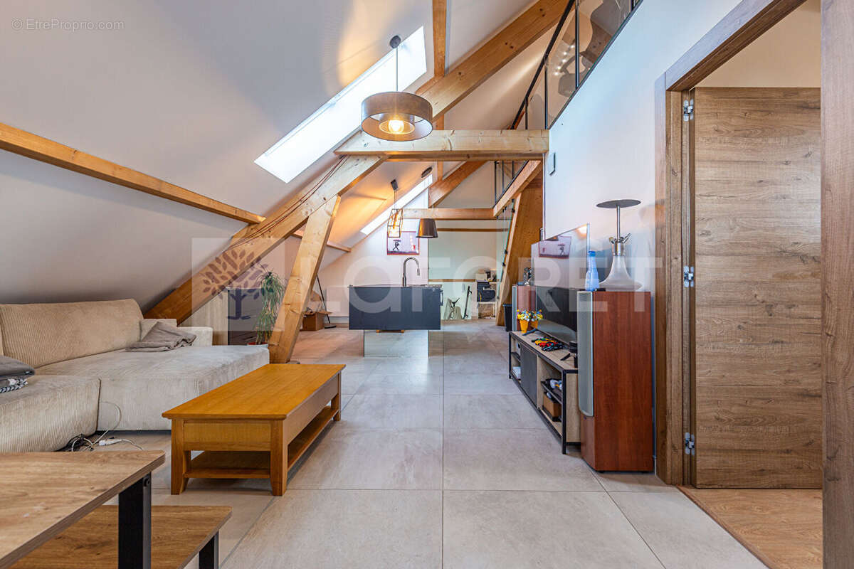 Agence immobiliere laforet - "dodonea" - annecy / seynod - appartement duplex t5 de 189,4m² au sol et 119m²  loi carrez - cave - - photo 2