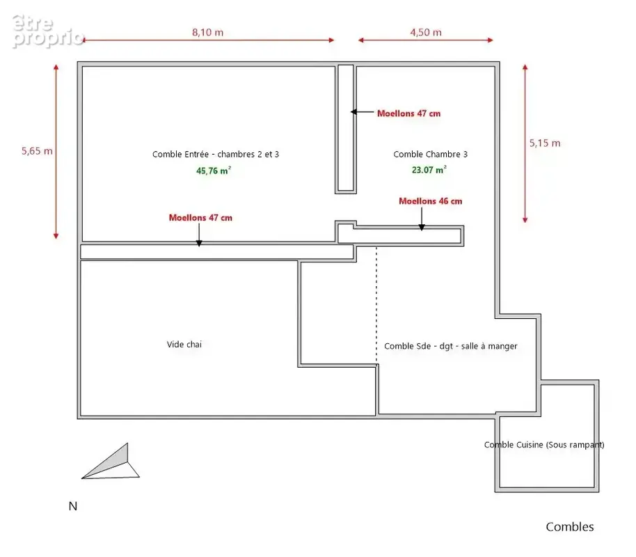 Reignac maison 140 m2 a renover + dependances - photo 4
