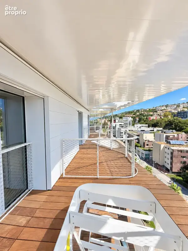 Nice méridia   superbe t3 neuf en étage élevé avec balcons, vue dégagée et parking - photo 12