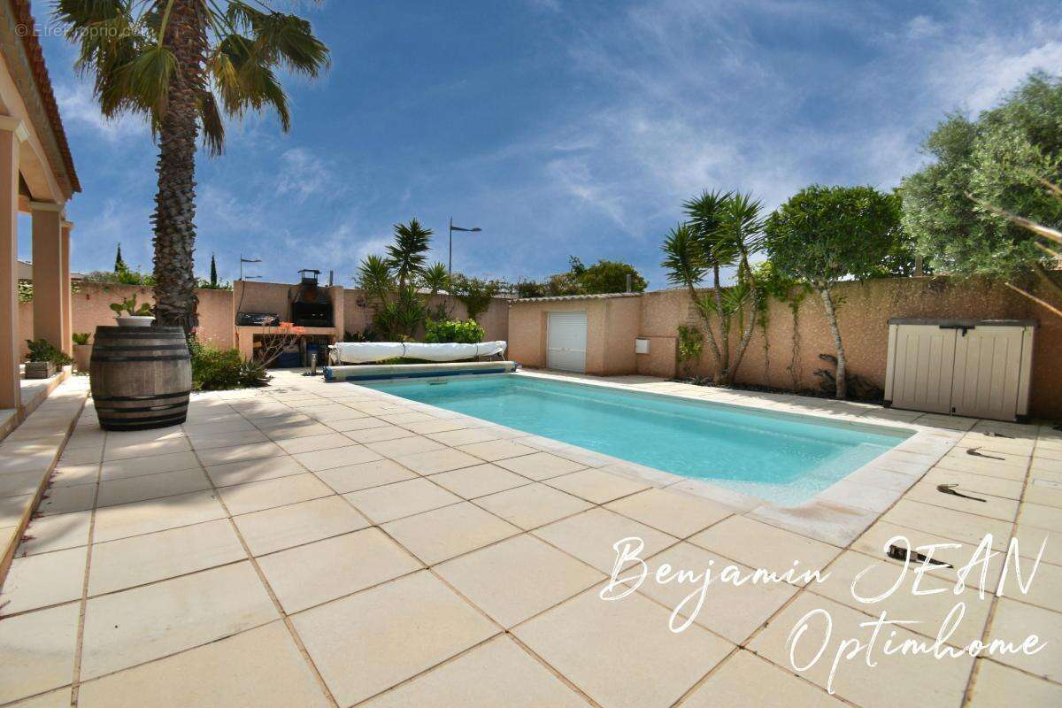 À Sérignan, villa familiale F5 de plain-pied avec piscine et grande terrasse plein sud - photo 7