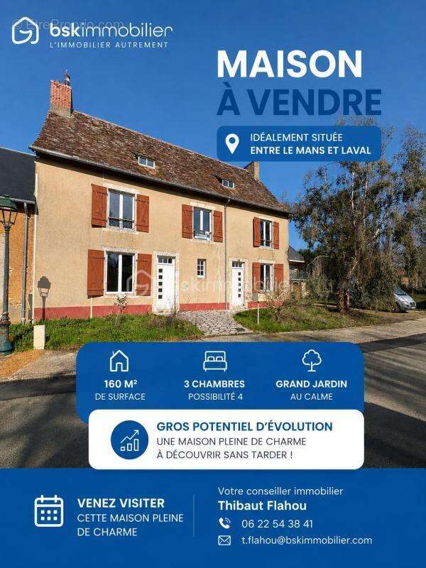 Maison à BRAINS-SUR-GEE