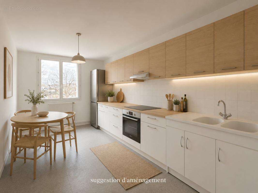 Appartement T4 86,66 m² avec balcon Saint-Etienne Villeboeuf le Haut - photo 2