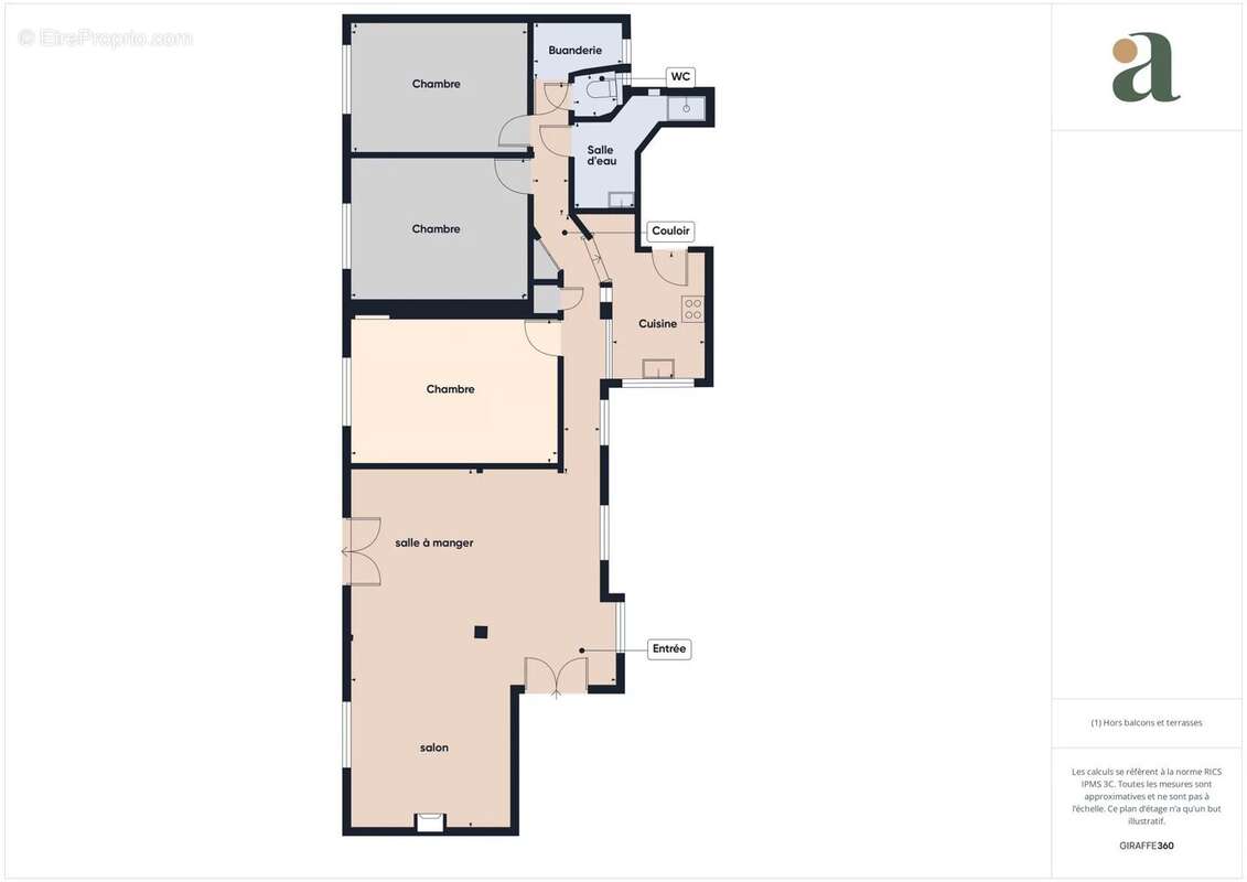 Appartement à PARIS-6E