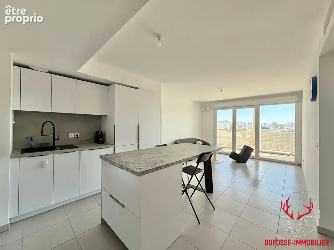 Appartement T3 60 m² + Terrasse 17 m² + Parking - Résidence récente 2023 - Parking - Vue dégagée - Marseille 15 - photo 2