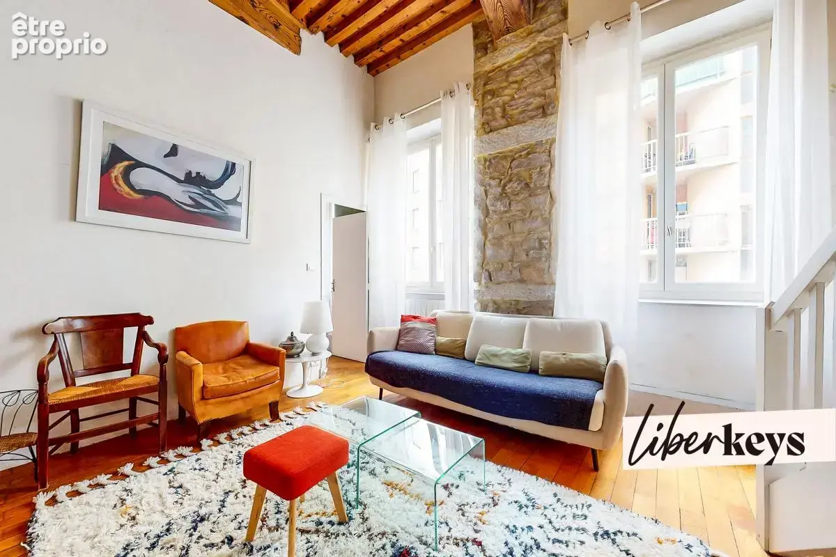 Bel appartement T3 bis de 67 m² - 2 vraies chambres - Haut des Pentes de la Croix-Rousse - photo 2