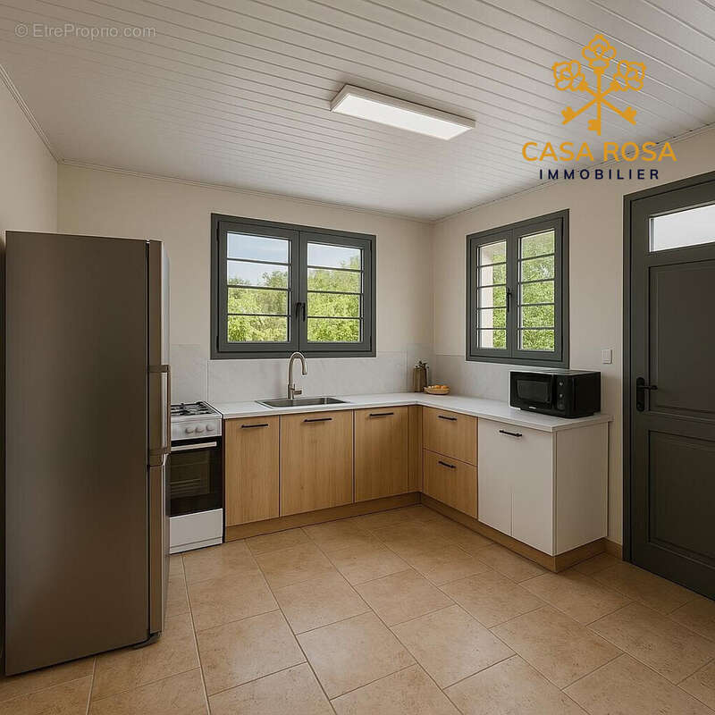 Projet 3D Cuisine - Maison à LA TRINITE