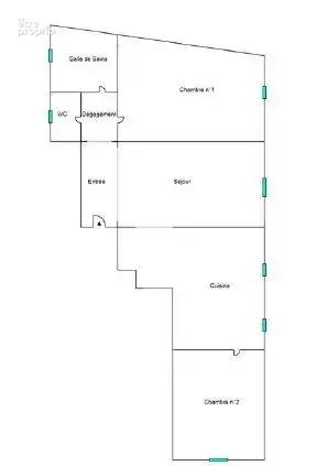 Dernier étage – T3 traversant 65 m² - photo 7