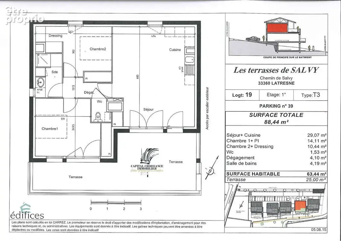 Appartement T3 sans vis-à-vis - LATRESNE - photo 10
