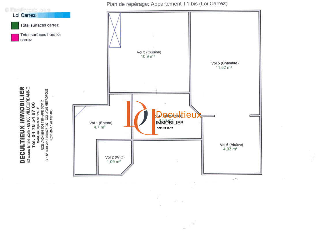 Appartement à VILLEURBANNE
