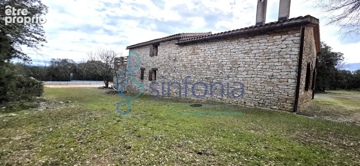Maison en pierre avec vue panoramique et piscine entre Uzés et Barjac - photo 17