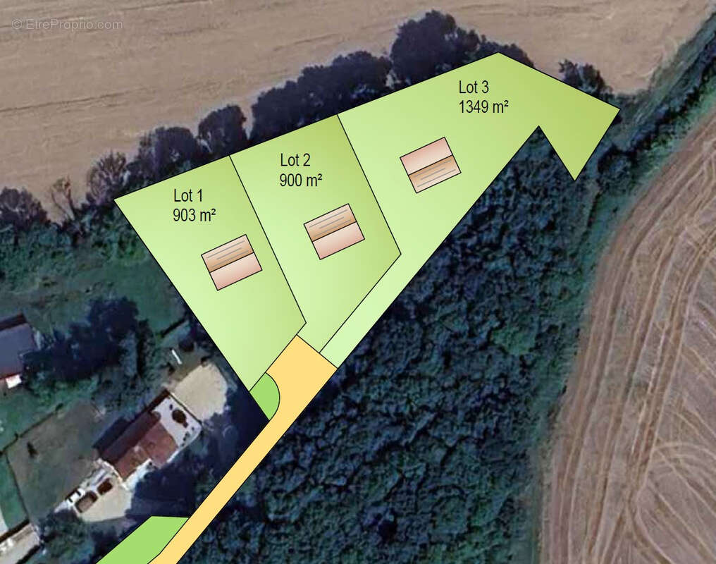 Terrain à CHAUFOUR-LES-BONNIERES