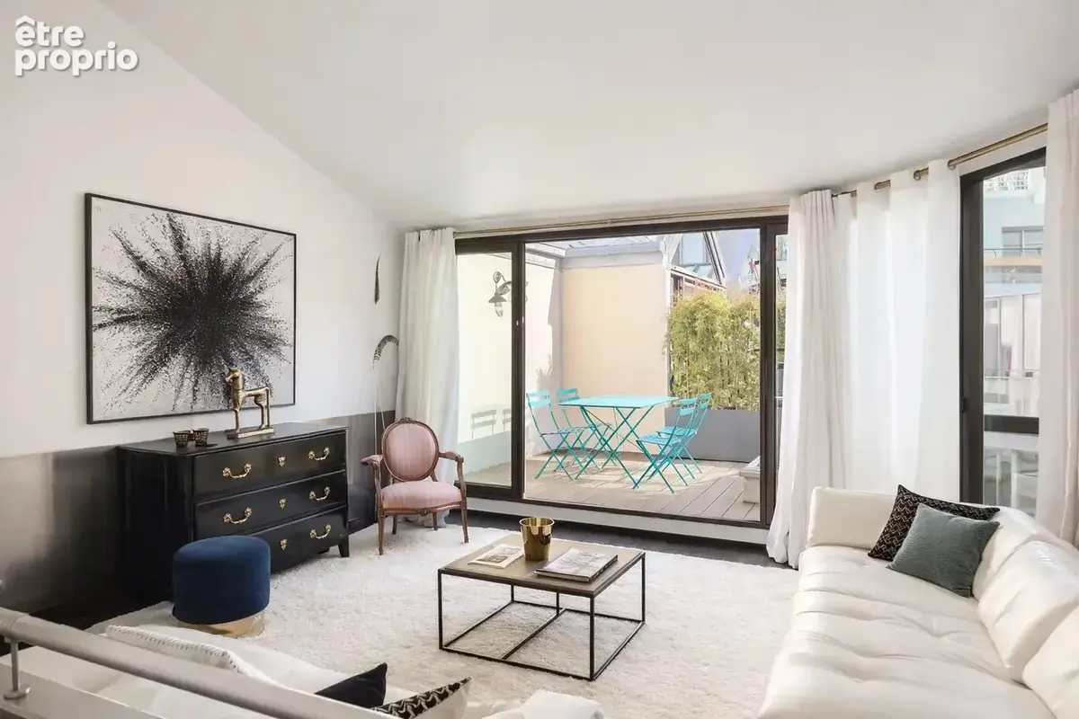 Bas de Puteaux - Jean-Jaurès - Theatre / Duplex avec terrasse - photo 5