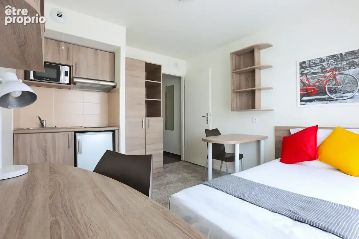 Nancy : studio loué lmnp pour investisseur - photo 2