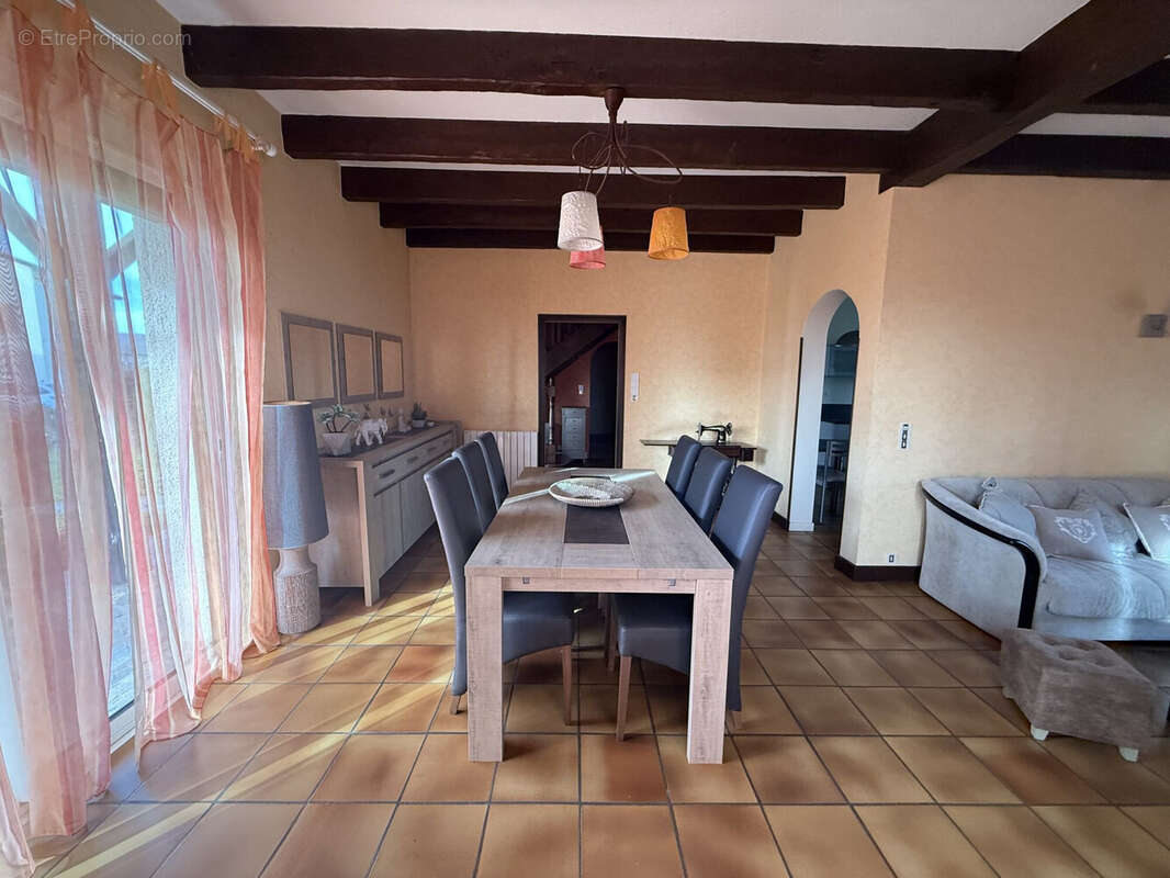 Séjour salle à mager - Maison à ONET-LE-CHATEAU