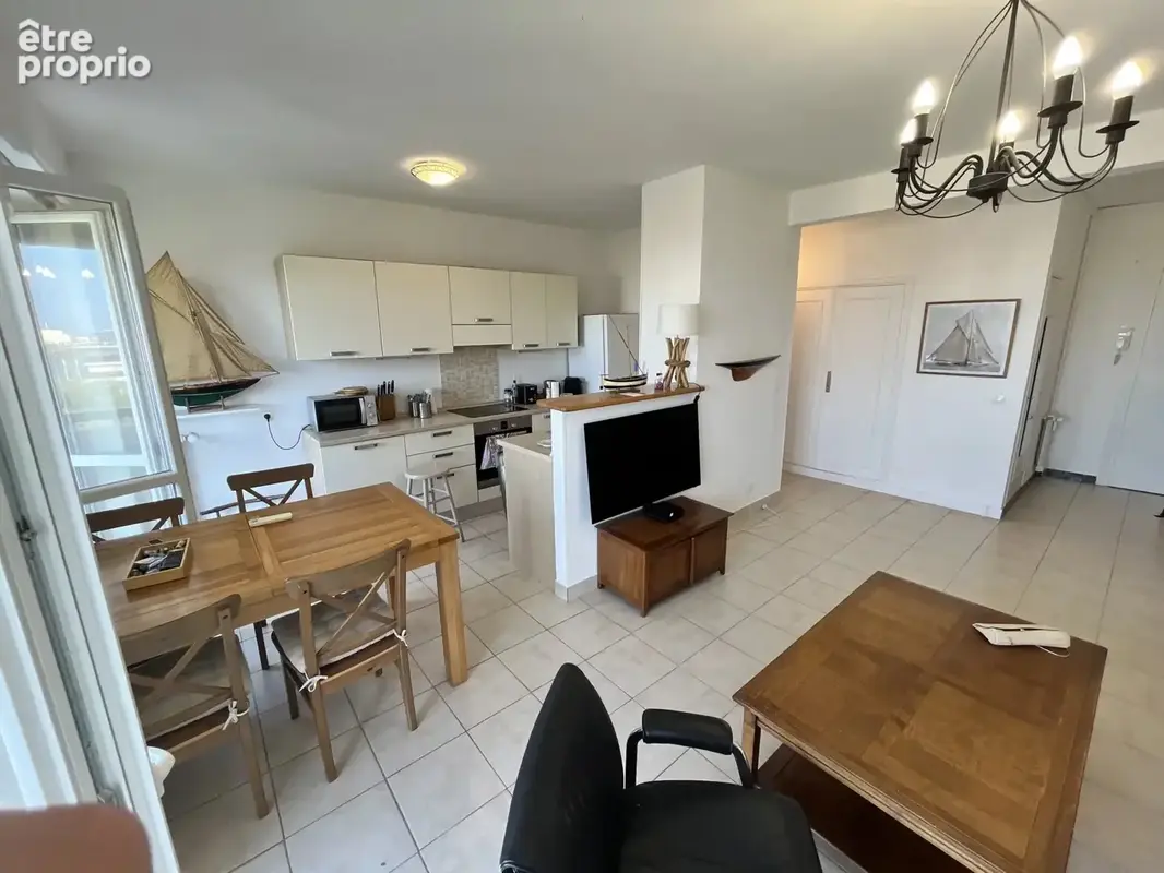 Appartement 2/3 de 53 m² pieces à juan les pins - photo 3