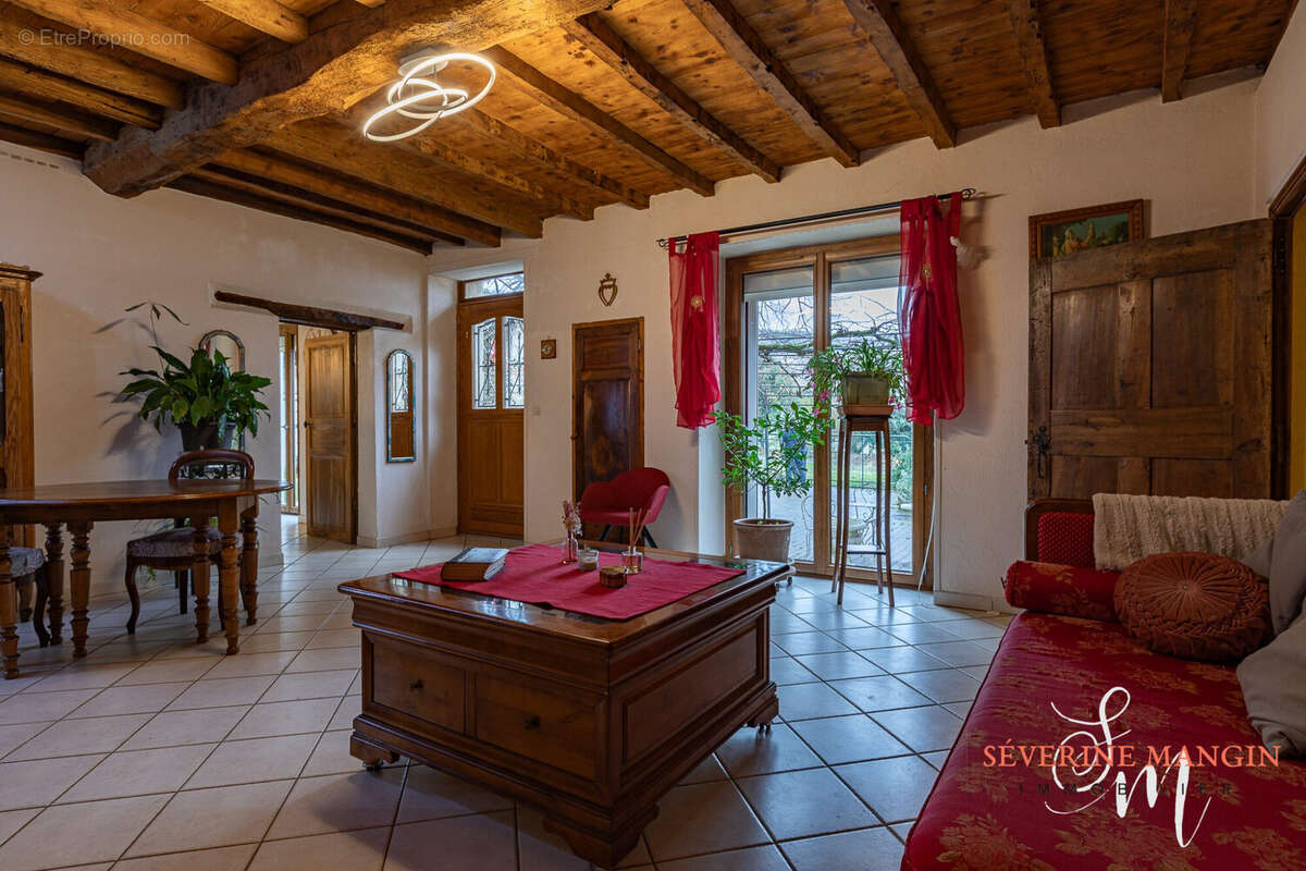 SALON - Maison à CHATUZANGE-LE-GOUBET