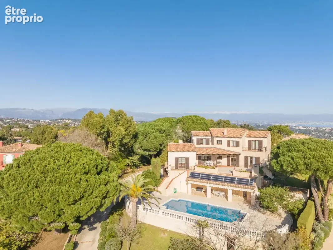 Super-cannes – propriété avec vue mer panoramique – permis de construire purgé - photo 4