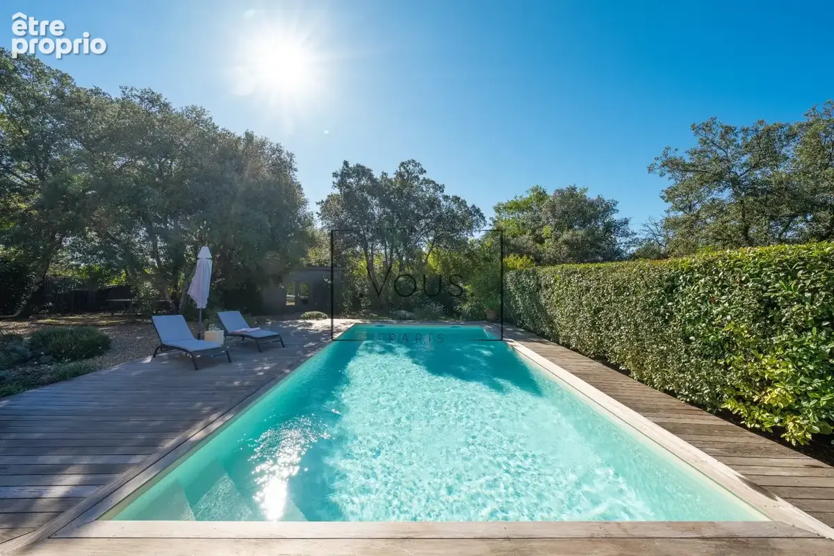 Villa contemporaine de plain-pied avec piscine, au cœur d’un terrain boisé, aux portes des Cévennes - photo 17
