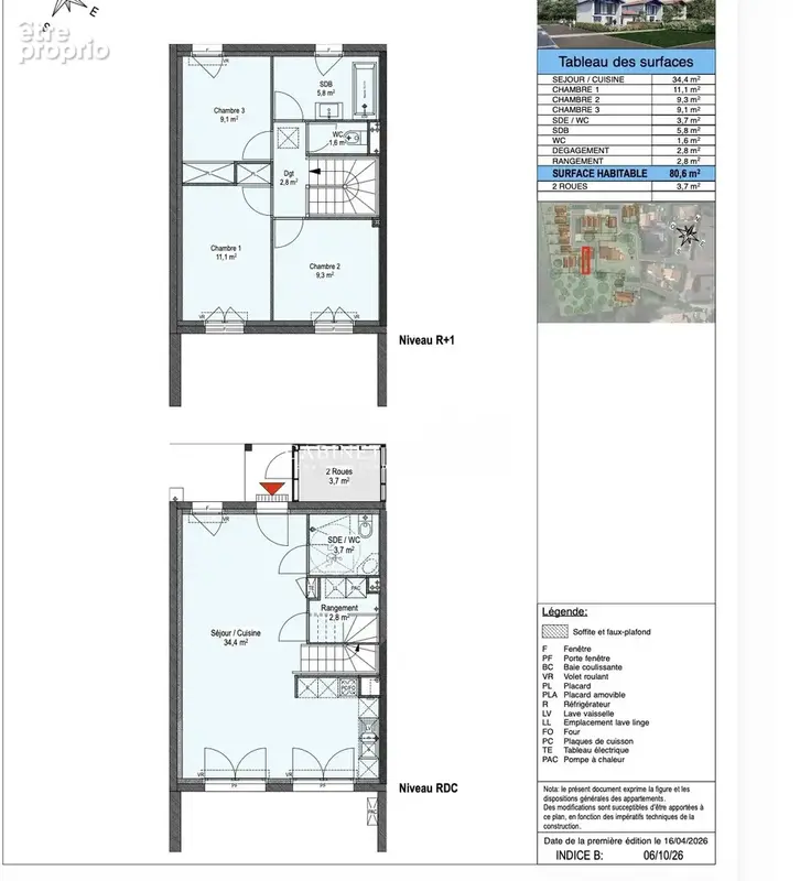 Maison 4 pièces 80 m² à vendre à Saint-Martin-De-Seignanx (40390) - photo 2