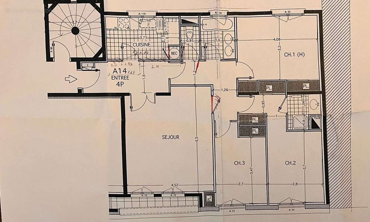 Appartement à SAINT-MAURICE