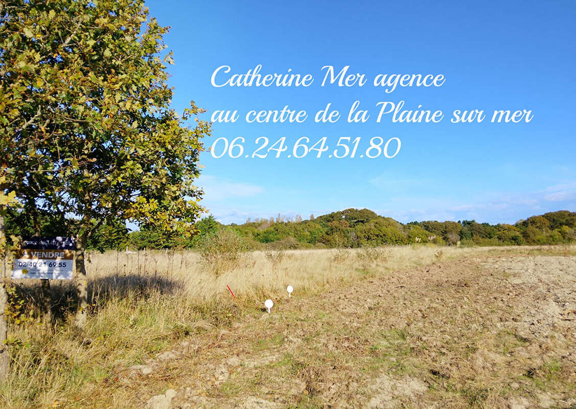 Terrain à LA PLAINE-SUR-MER