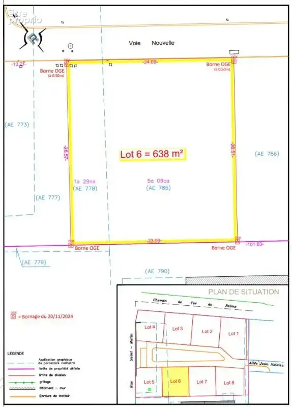 Terrain de 638m² Lot n°6 "Jardin des nains" - photo 3