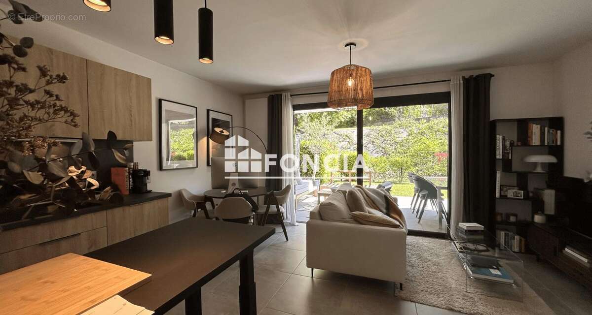 Brison saint innocent – elegant t2 en rez de jardin a quelques pas du lac avec cave et garage - photo 4