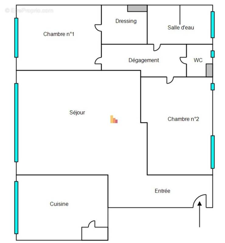 Appartement à PARIS-18E