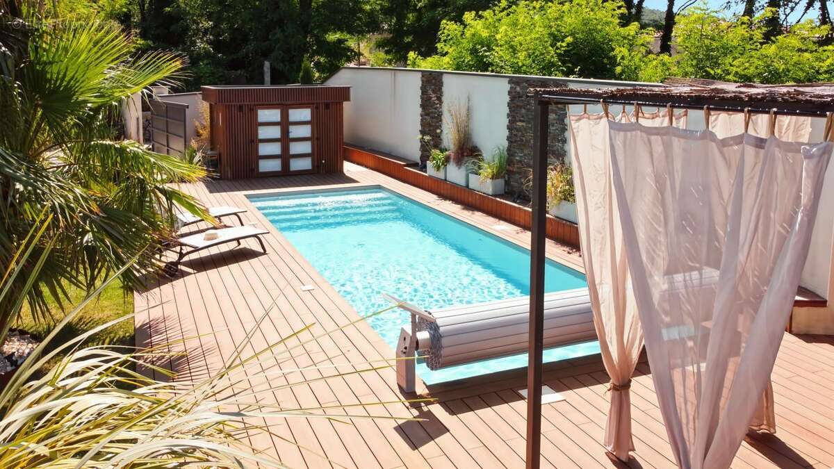 Villa contemporaine  a vendre sur les côteaux de loriol proche cliousclat - photo 13