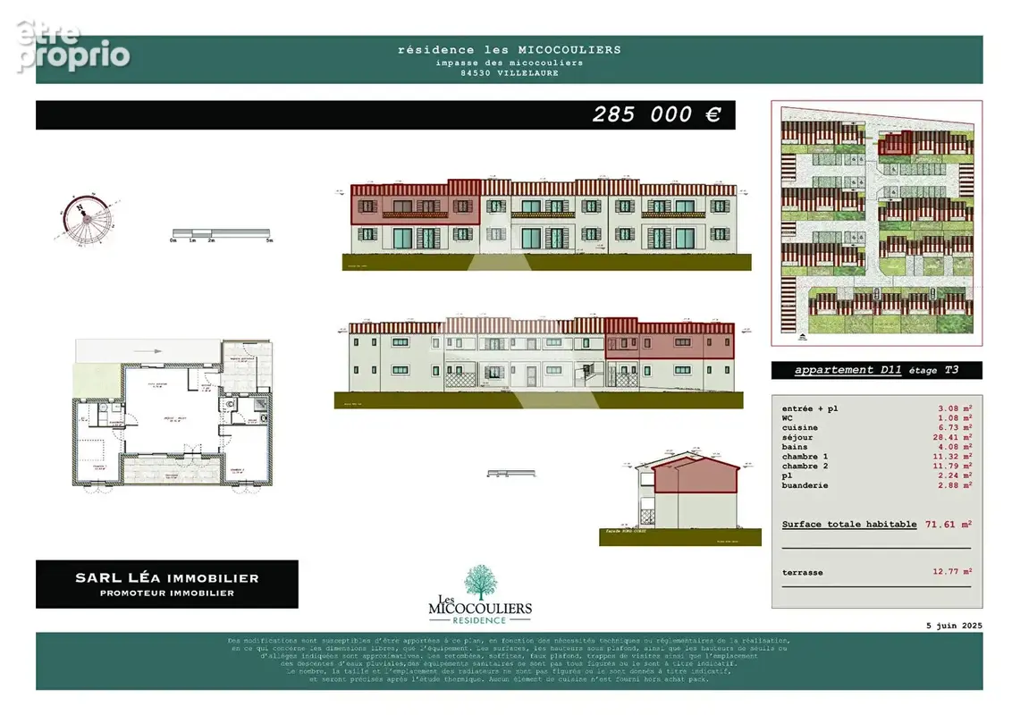 Pertuis - Appartement T3 de 71,85 m2 avec terrasse - photo 3