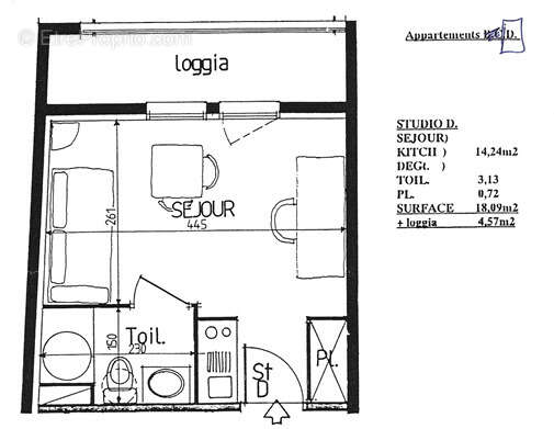 Charmant studio avec loggia   Idéal investissement - photo 8