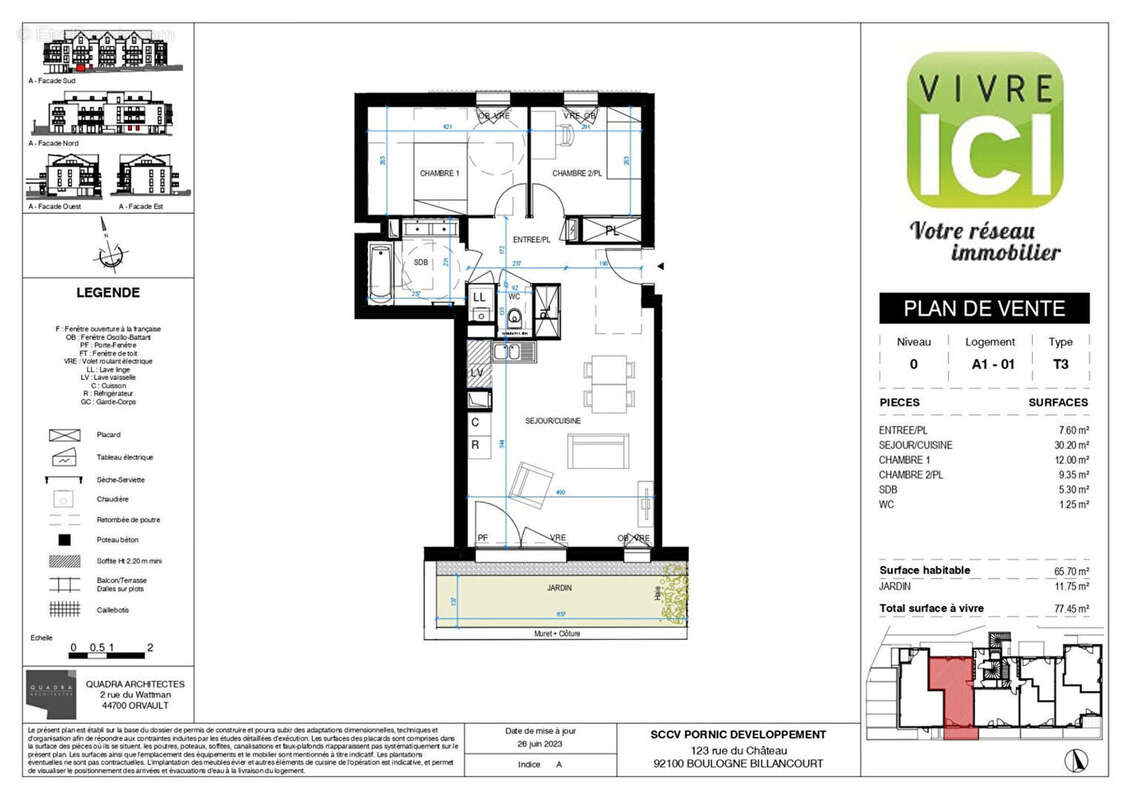 Appartement à PORNIC